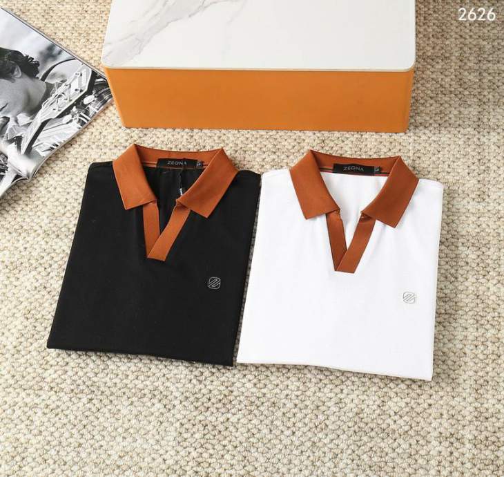 Picture of Zegna Polo Shirts Short _SKUZegnaM-4XL13xr2725226